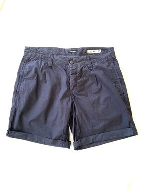 Antony Morato Retro Coastal Navy Blue Cotton Chino Shorts Mens Size 48/32